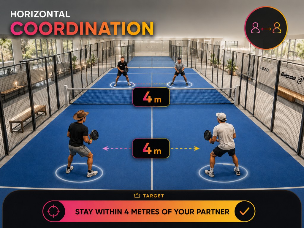 Horizontal team coordination in padel – how to close the gaps